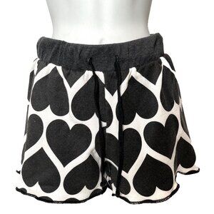 Heart Sweatpants Shorts Size Small Cotton Pants Festival Handmade Upcycled Flow